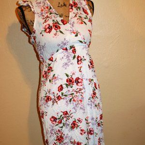 Floral Maxi Wrap Dress